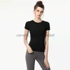 Active Set Women Slim Yoga Outfits Summer Shirts Girls Running Sport Short Sleeve Closefitting Tshirts Adult Sportswear Gym träning Fitness Wear