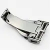 18mm Folding Buckle Watch Accessories For Strap Butterfly Button Solid Steel Clasp Band Bands2267