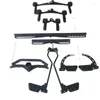 Acessórios oito conjunto combinação ajustável lat pull down bar t-bar v volta treinamento de força fitness lidar com apertos