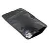 15x23cm Ziplock Aluminum Foil Bag Heat Seal Black Pure Mylar Foil Package Bag Zipper Pouch For Tea Flower Food Storage 20pcs Lot236S