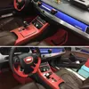 Car-Styling 3D 5D Carbon Fiber Car Interior Center Console Color Change Molding Sticker Decals For Audi A8 D4 2011-2017285n