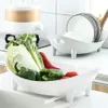 Dish Rack Drain S Torra rätter Tabellagring Lagringsarrangör Hylla Bestick Drain Rack Bowl Storage #50 2203282334