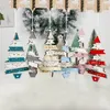 Decorazione dell'albero di Natale in legno di Natale a ciondolo decorazione di ornamenti natalizi per casa natale adornos de navigad 2019 decorazione da tavolo q282p