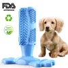 Giocattoli per cani Mastica Cactus Gomma interattiva da masticare per cani di piccola taglia Pulizia dei denti Dispenser per spazzolino da denti Pet 230915