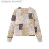 Women's Down Parkas Women's Jackets Printed Cotton Coats For Women Fashion Vintage Quilted Long Sleeve Autumn Winter Casual Oversized Coat Outerwear L230915