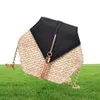 Wallets Women Summer Straw Leather Shoulder Bag Handmade Woven Wallet Beach Circle Bohemia Money Purse Card Holder Organizer6799432