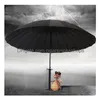 Umbrellas Long Handle Umbrella Male And Female Straight Sword Japanese Samurai 24Bone Child Pongee Drop Delivery Home Garden Household Dhtpo