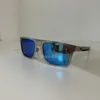 Fahrradsonnenbrille UV400 Polarisierte Linse Fahrradbrille Sportreitbrille MTB Fahrradbrille mit Etui für Männer Frauen OO4123 Metallrahmen