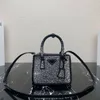 Super Designer Luxury Temperament Diamond-filled Star Womens Mobile Phone Bag Popular Vertical Mini Tote Handbag Single Shoulder Crossbody Purse Festival small