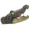 Garden Decorations Crocodile Head Pond Floating Animal Ornament Delicate Decor Outdoor Decoration