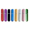 Aluminum Nasal Inhaler refillable Diffusers Bottles For Aromatherapy Essential Oils With High Quality Cotton Wicks ZZ