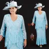 Ann Balon 2019 Mãe Da Noiva Vestidos De Renda Cheia Com Decote Em V Vestidos De Casamento Da Mãe Plus Size Desgaste Formal Mães Noivo Dress2333