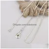 Chaînes BK 1mm 925 Sterling Sier Box Colliers ras du cou pour femmes hommes bijoux pendentif faisant 16 18 20 22 24 pouces livraison directe pendentifs Dhgkp