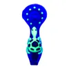 Headshop666 Y058 Luminous Glass Smoking Pipe Glowing Turtle Style About 3.94 inches Length Spoon Pipes Tobacco Dry Herb