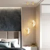 Lámparas colgantes Dormitorio minimalista Lámpara de noche Restaurante simple moderno Diseño de gama alta Ángulo ajustable Línea larga Pequeña