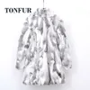 Women's Fur Faux Fur Arrival Standard Collar Vintage Customize Real Whole Rabbit Fur Coat For Women Female M-5XL Mandarin Collar Jacket WSR257 230915