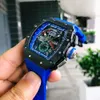 Mens Watch Superclone AAAA Mechanics Watch Richa Milles Wristwatches RM11-04 풀 패션 크로노 그래프 UHR 33A2 RM11 CALENDAR MONTRE LUXE와 함께 탄소 섬유 케이스