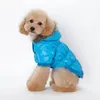 Vêtements pour chiens Veste à capuche imperméable Designer Manteaux d'hiver chauds Vêtements pour animaux de compagnie Taille X-XXL à petits vêtements de grande taille