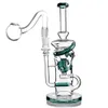 Klein Recycler Oil Rigs Glass Bong Hookahs Shisha Smoke Glass Water Pipes Dab Rigs With 14mm Joint