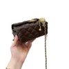 2023 Shoulder Bags New Color Designer Shopping Crossbody Diamond Lattice Shoulder Bag Gold Ball Woc Chain Flap Leather Cowhide Hasp Belts