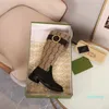 Sapatos femininos botas de joelho preto senhoras bloco salto joelho alta aderência sola zip equitação botas ocidentais sapatos altura do salto 4cm