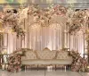 Party Decoration Different Metal Frame Luxury Romantic Backdrops Shelf Outdoor Lawn Wedding Arch Flower Rack Billboard Sign Banner Stand ZZ