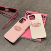 Letter D Phone Case Luxury Designer Phones iPhone 14Promax 13 Pro Max 12 12Pro Pink Phone Cover Shopproof Hard Phonecase