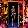 Bandiere da 180x30 cm Halloween Benvenuto Banner Porta in poliestere 100D in tessuto sospeso stendardi L2320