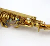 Eastern Music Gold Brass Body Dark Gold Lacquer Body Gold Keys Alto Saxophone