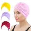 Beanie/Skull Caps NEW Fashion Womens Beanie Cap Candy color stripe Wrapped hair Headband hat MZ024 230914