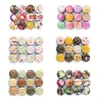 12pcs Mini Elegant Flower Tin Box DIY Candle Jar Balm Round Empty Case Portable Lipstick Spices Storage273E