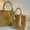 Gift Wrap Wholes 100pcs Lot Custom Jute Bags With Handles Reusabla And Recycled Tote Bag Bow For Shopping Gifts Customized L286A