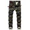 Jean Slim Stretch pour hommes, pantalon décontracté imprimé vert armée, camouflage, personnalité avec 6 couleurs, 3199