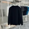 Herrtröja designer hoodie långärmad t -shirt bomull runda nacke tröja män kvinnor tröjor förlorar pullover päls stort