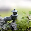 Garden Decorations 1pc Pool Tower House Staket figur Micro Landscape Home Decor Miniature Fairy Ornament Dekoration Tillbehör