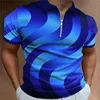 DIY T-shirt Casual mode losse maat 3D bedrukte polohals nieuw poloshirt