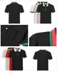 Mens Polo Designer Mens Black and White Red 100% bomullsresistent Bekväm kort ärm Kvinnors avslappnad Fashion Business Hip Hop Street 3XL 2XL#99