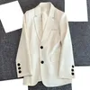 Women's Suits Women Office Coat Lapel Long Sleeves Buttons Cuffs Flap Pockets Blazer Two Temperament Suit Female Workwear