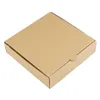 Cadeau cadeau 10pcs boîte à pizza papier kraft pizza prend en charge la taille personnalisée et l'impression 1253C