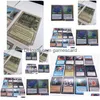 126 pièces/lot jeu de magie bricolage cartes de Version anglaise mat jeux de société Collection personnalisé Tcg classiques livraison directe Dhpsn