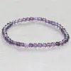 MG0007 HELA 4 MM mini Gemstone Armband A Grad Amethyst Armband Women's Purple Crystal Yoga Energy Protection Jewelry213U