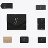 2022 New L Bag Billfold 고품질 여성 지갑 남성 Pures High End Luxury Designer S 지갑과 Box267Z