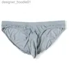 Sous-vêtements hommes sous-vêtements slips éléphant nez renflement poche glace soie sans couture respirant Sexy sous-vêtement Gay Sissy LingerieUnderpants L230915