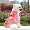 Trajes de gato Princesa Pet Vestido Roupas de Verão para Cães Pequenos Pequenos Cachorros Animal Tutu Festa de Casamento Saia Chihuahua Yorks