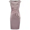 Selling Knee Length Tafetta Mother of the Bride Dresses for Wedding In Stock with Lace Sash208D