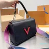 Twist denim moda klasik çanta çanta kadınlar deri el çantası kadın crossbody retro el çantası omuz crossbody çanta cüzdan alışveriş