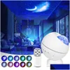 Night Lights Star Sky Galaxy Projector Space Lighting USB LED Light Children Drop Delivery Indoor DHBBP