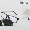 Komputerowe niebieskie laserowe zmęczenie promieniowanie oporne na okulary gogle okulary recepty rama Oculos de Grau 21263006