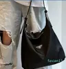 The latest waterproof nylon underarm bag P home vintage casual versatile fashion simple shoulder bag with large capacity hobo