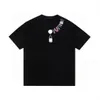 2023 Tasarımcı Erkek Tişörtleri Kadınlar Baskılı Gevşek Tees Üstler Yaz Moda Adam Tişört Sıradan Tees Kısa Kollu Hip Hop Sokak Giyim Ağır Kumaş Tshirts